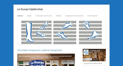 Desktop Screenshot of lescarpe.hu